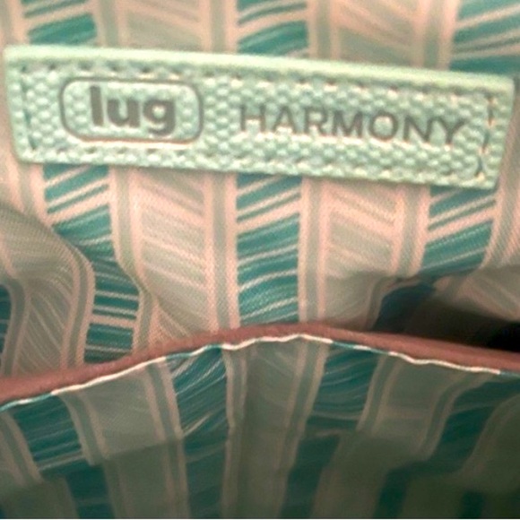 NWT Lug harmony matte mint green VL crossbody messenger bag detachable strap - Picture 11 of 14